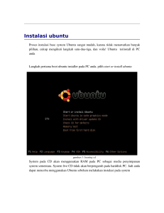 Instalasi ubuntu - UGOS