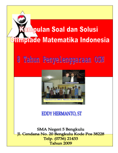 Soal Bahas OSN SMA 2002-2009