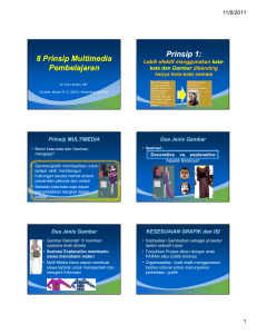 8 Prinsip Multimedia Pembelajaran 8 Prinsip Multimedia