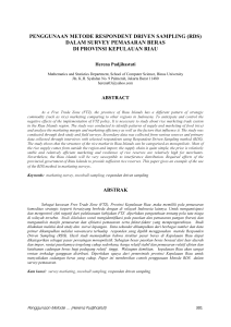 penggunaan metode respondent driven