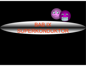 bab ix superkonduktor