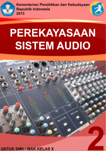 PEREKAYASAAN SISTEM AUDIO i