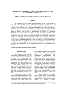 AGRIPLUS, Volume 22 Nomor : 03 September 2012, ISSN 0854-0128