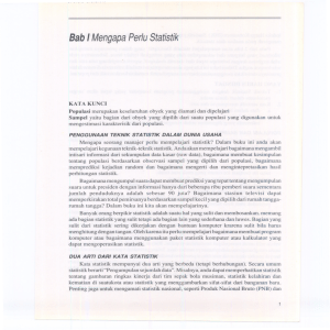 BAB 1 Mengapa Perlu Statistik