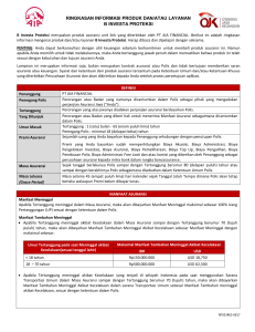 ringkasan informasi produk dan/atau layanan b