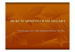 Hukum Administrasi Negara