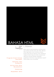 bahasa html