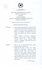 peraturan presiden republik indonesia nomor 78 tahun