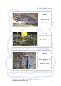 Bab III Geologi Daerah Penelitian Geologi Daerah Pabettengan dan