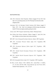 DAFTAR PUSTAKA Ardi. 2012. Kehamilan Tidak Diinginkan