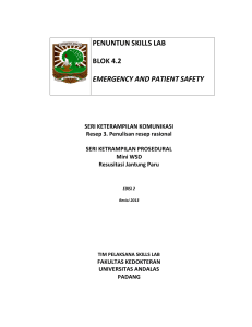 penuntun skills lab blok 4.2 emergency and