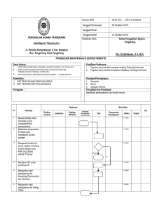 PROSEDURE MAINTENANCE SERVER WEBSITE