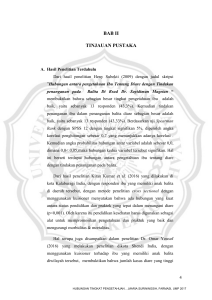 BAB II TINJAUAN PUSTAKA