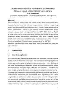 1 ANALISIS FAKTOR PENYEBAB PERUBAHAN