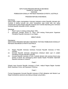keputusan presiden republik indonesia
