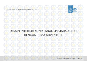 desain interior klinik anak spesialis alergi