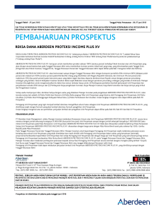 pembaharuan prospektus - Aberdeen Asset Management Asia