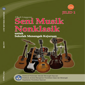 Seni Musik Non Klasik Jilid 1 - e