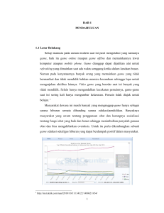 BAB 1 PENDAHULUAN 1.1 Latar Belakang Setiap