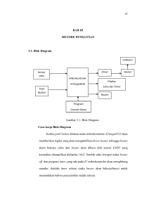 BAB III METODE PENELITIAN 3.1. Blok Diagram