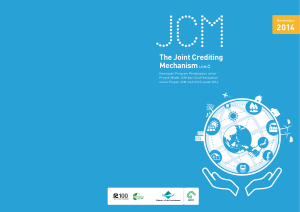 The Joint Crediting Mechanism - Global Environment Centre