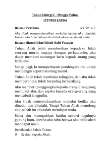 Tuhan Allah telah memberikan kepadaku lidah seorang murid