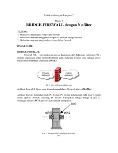 3. bridge-firewall dengan netfilter
