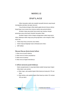 modul 12 inflasi - Universitas Mercu Buana