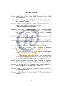 DAFTAR PUSTAKA Boone, Louis E. dan David L. Kurtz. (2002