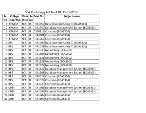 BCA Lot No 4 Dt 30-01