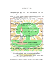 DAFTAR PUSTAKA Abdurachman, Oemi, 1971, Dasar – Dasar