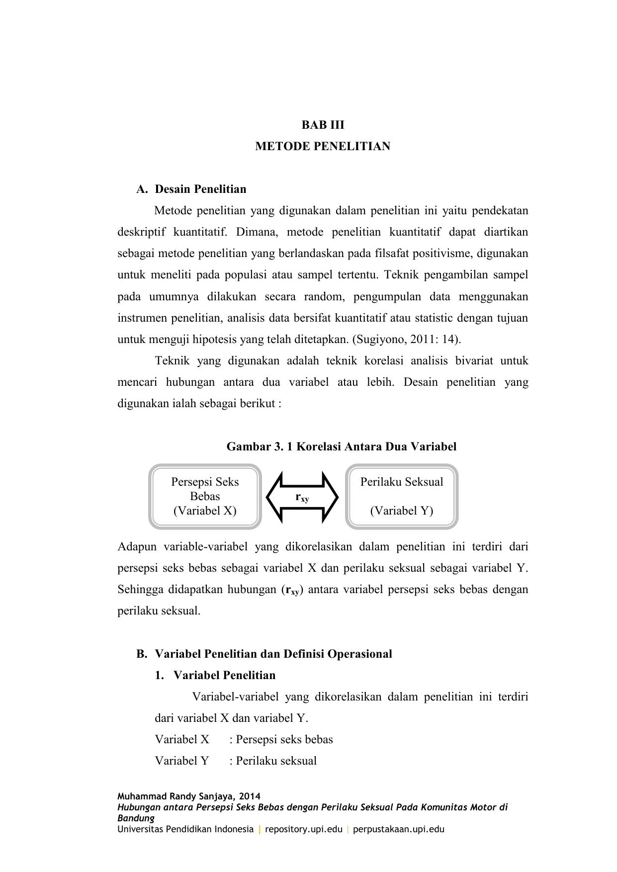 Bab Iii Metode Penelitian A Desain