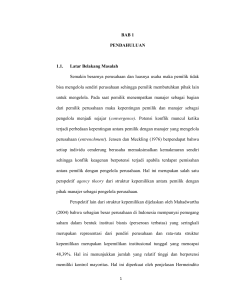 BAB 1 PENDAHULUAN 1.1. Latar Belakang Masalah Semakin