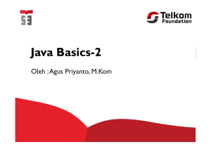 Java Basics-2