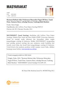 Resistensi Berbasis Adat: Perlawanan Masyarakat Nagari III Koto