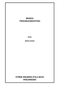 modul troubleshooting stmik dharma pala riau pekanbaru