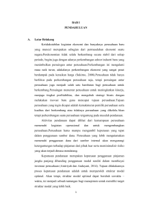 BAB I PENDAHULUAN A. Latar Belakang Ketidakstabilan kegiatan