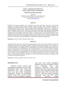 Jurnal DINAR Ekonomi Syariah Vol. 1 No. 1 Agustus