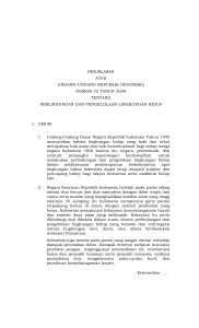 Penjelasan UU 32-09 - Pemerintah Kabupaten Buleleng
