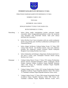 1 pemerintah kabupaten bengkulu utara peraturan