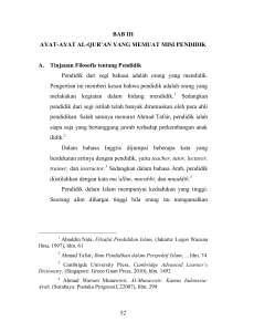 52 BAB III AYAT-AYAT AL-QUR`AN YANG MEMUAT MISI PENDIDIK