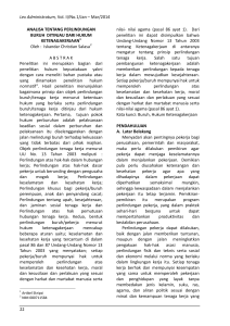 Lex Administratum, Vol. II/No.1/Jan – Mar/2014 22 ANALISA