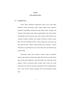 BAB II TELAAH PUSTAKA 2.1. Landasan Teori Upaya dalam