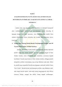 66 BAB IV ANALISIS KONSELING PANTI ASUHAN DALAM