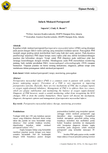 Tinjauan Pustaka Tinjauan Pustaka Infark Miokard