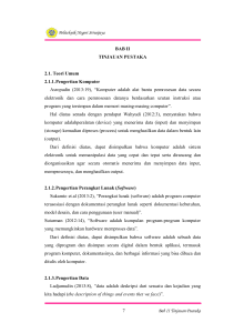 Politeknik Negeri Sriwijaya 7 Bab II Tinjauan Pustaka BAB II