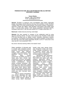 PENINGKATAN HASIL BELAJAR MATEMATIKA - E