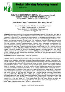 this PDF file - Medical Laboratory Technology Journal