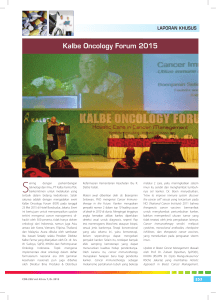 Kalbe Oncology Forum 2015