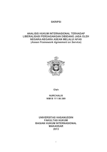 SKRIPSI ANALISIS HUKUM INTERNASIONAL TERHADAP